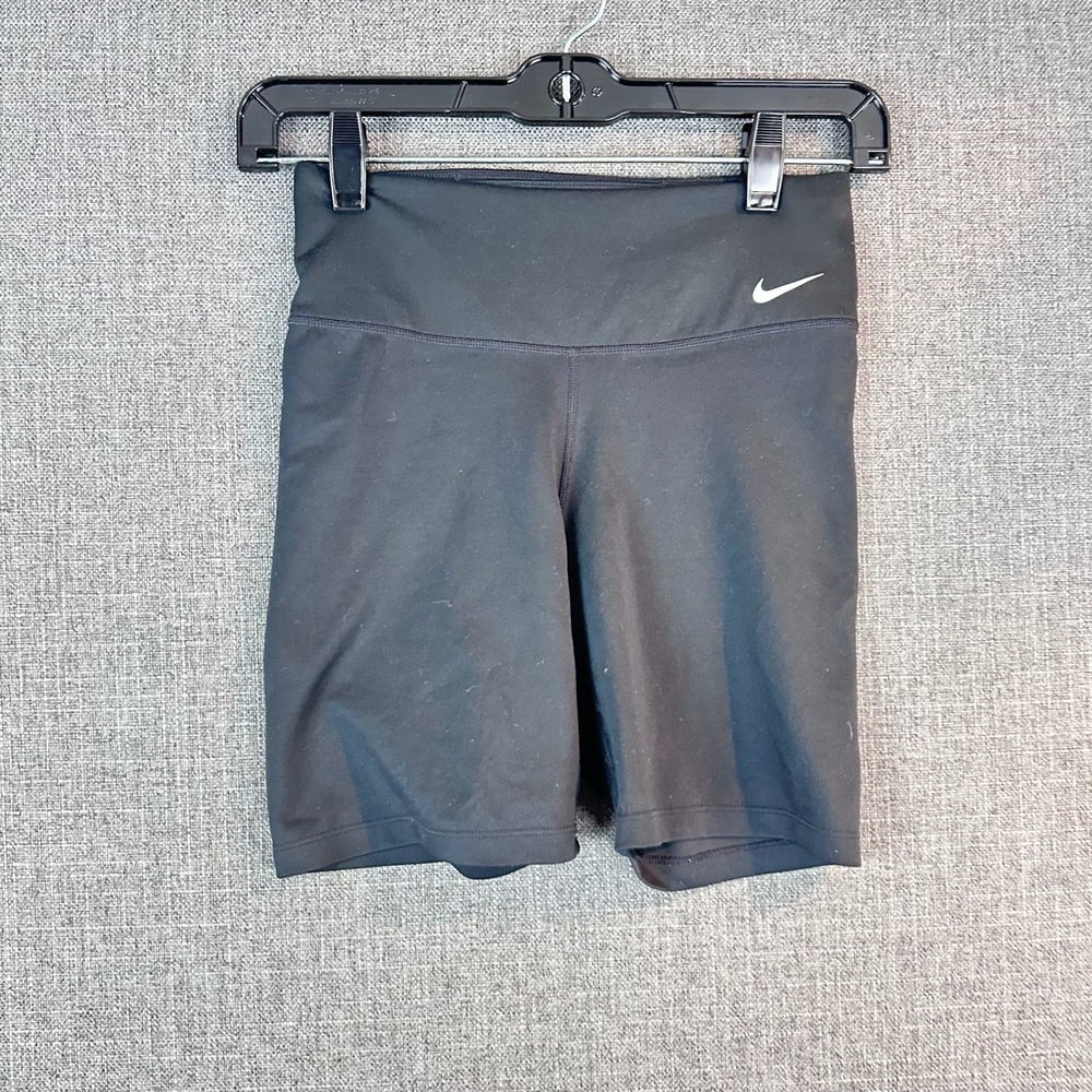 Nike Dri-FIT Black Compression Bike Shorts‎ Women's XS Athletic Workout Fitness